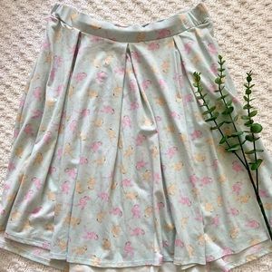 LuLaRoe flamingo print skirt
